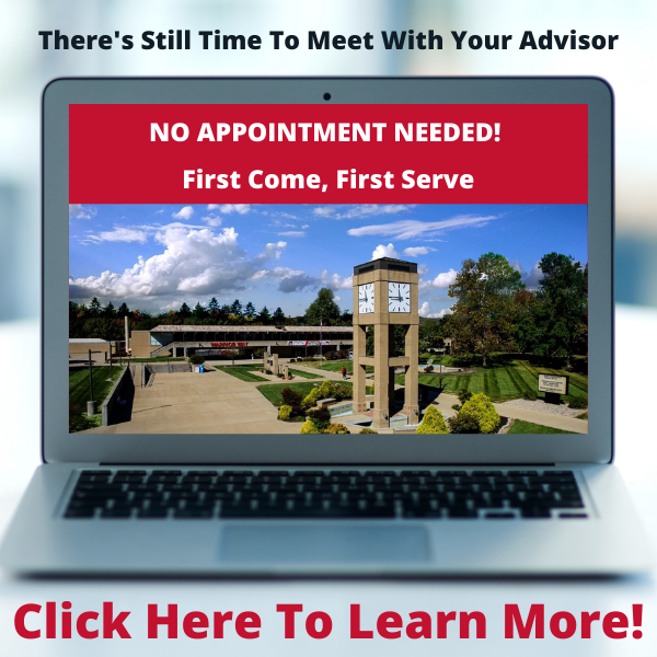 Walk-In & Zoom-In Advisement Appointments for Spring 2022
