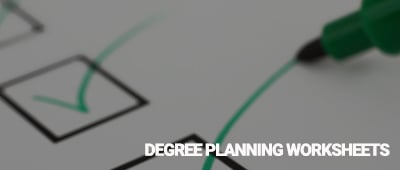 degree planning worksheets 2 column